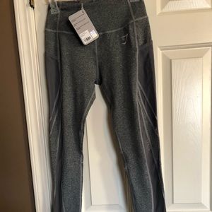 Gymshark Sleek Sculpture Legging-Charcoal Marl S